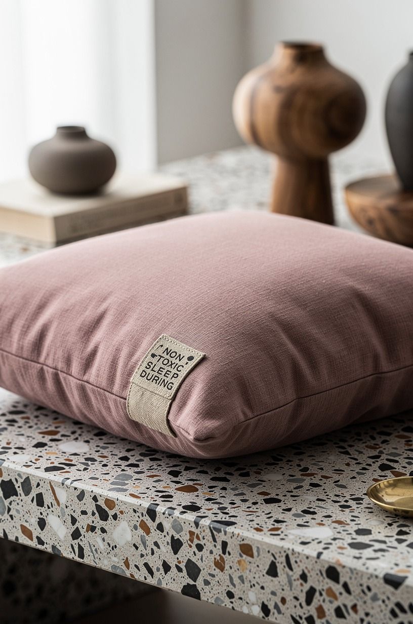 I gave the pillow one specific job, dusty rose palette