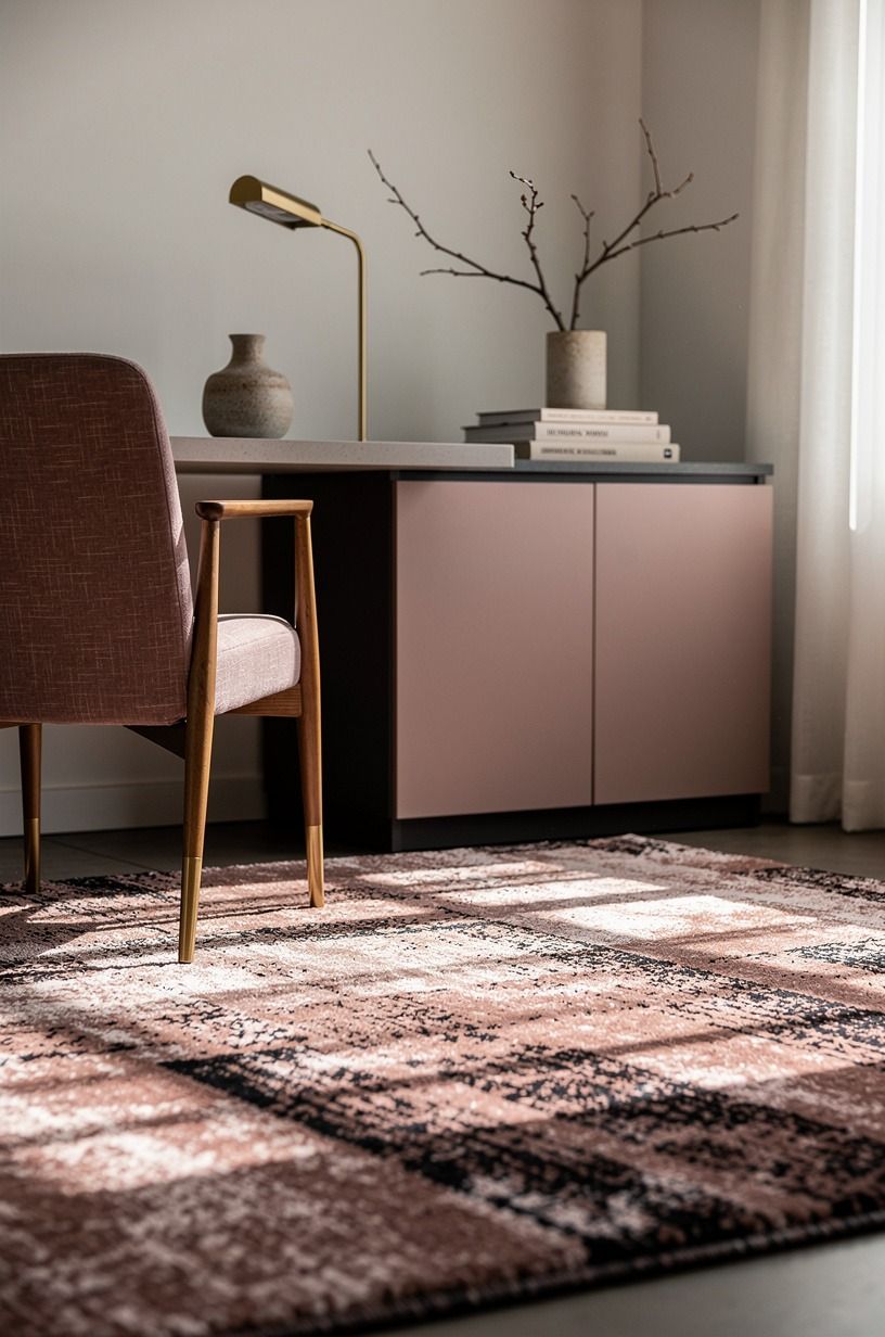 Add a rug before buying another cabinet