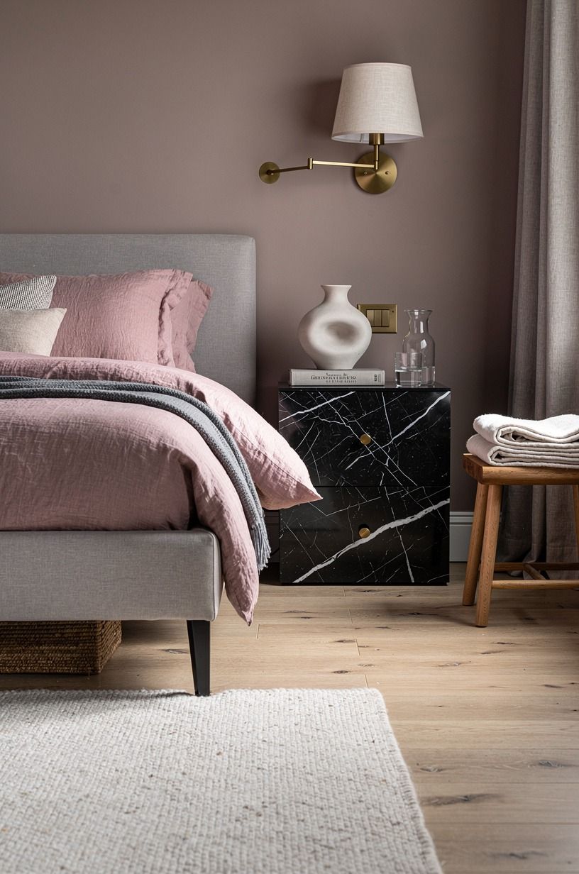 What I would buy differently in my non toxic bedroom, dusty rose palette