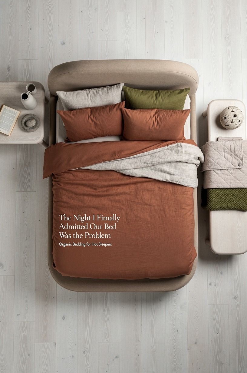 The Night I Finally Admitted Our Bed Was the Problem, terracotta palette
