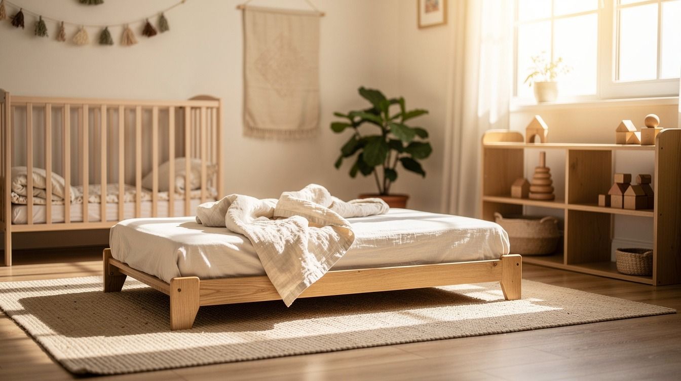 I Set Up an Organic Toddler Bedroom With a Montessori Floor Bed, It Worked
