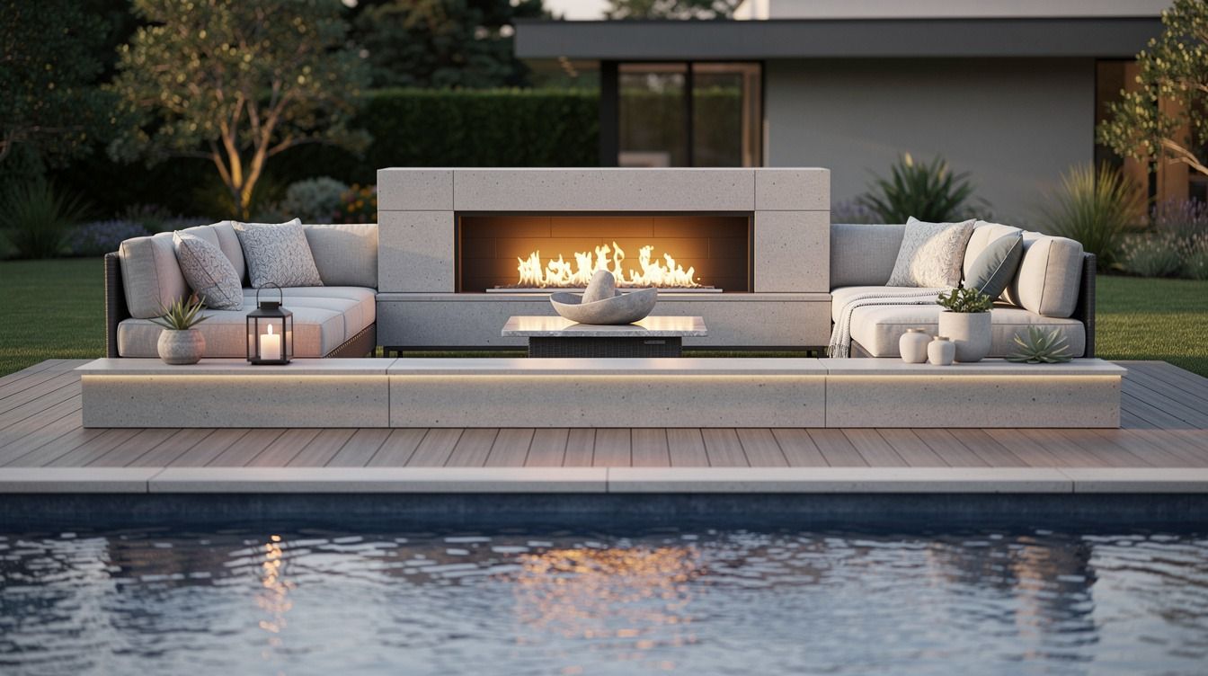 16 Poolside Fireplace Ideas for Resort-Style Backyard Nights That Feel Like a Getaway