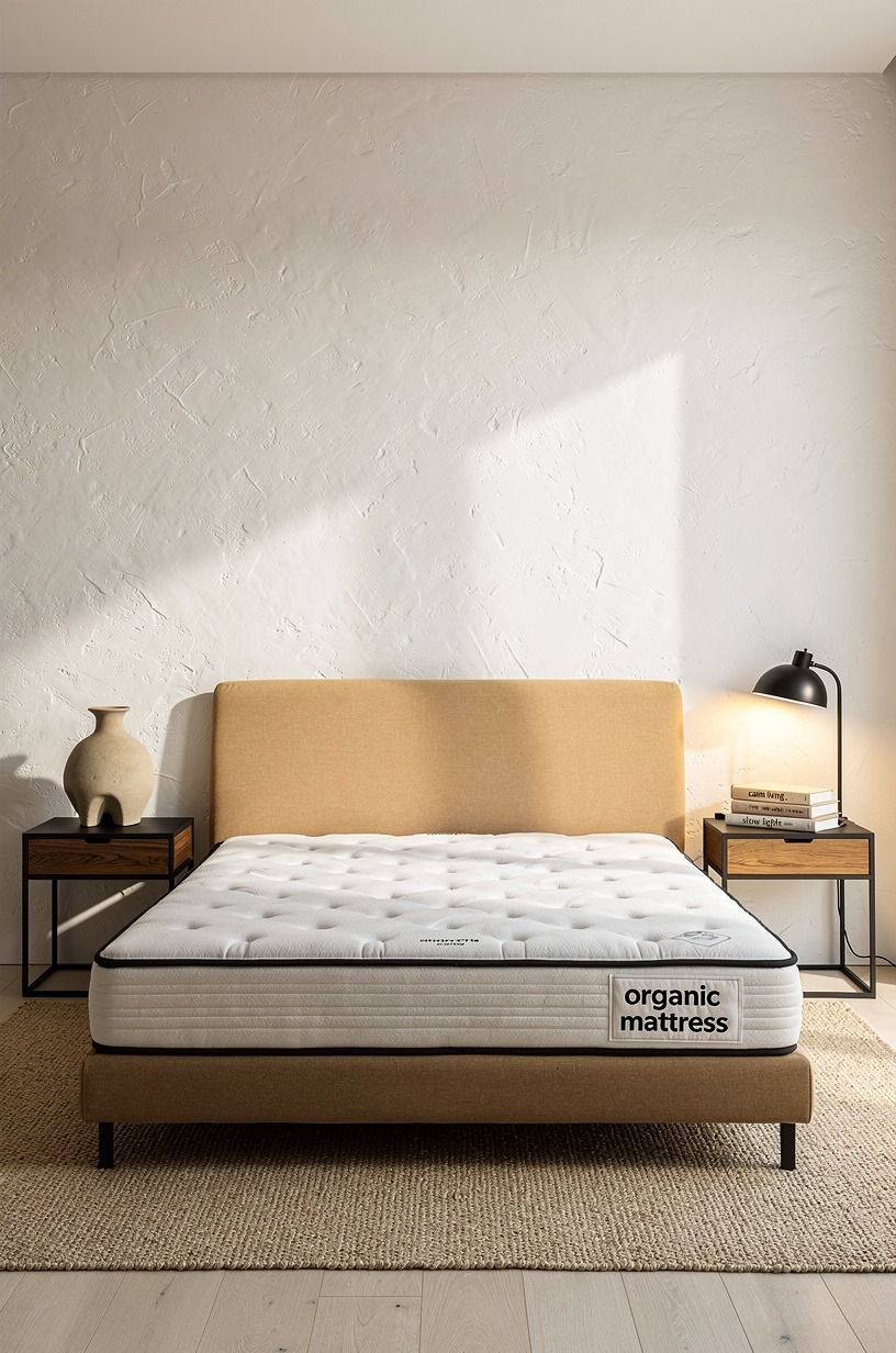 I gave the room a softer landing, warm white palette