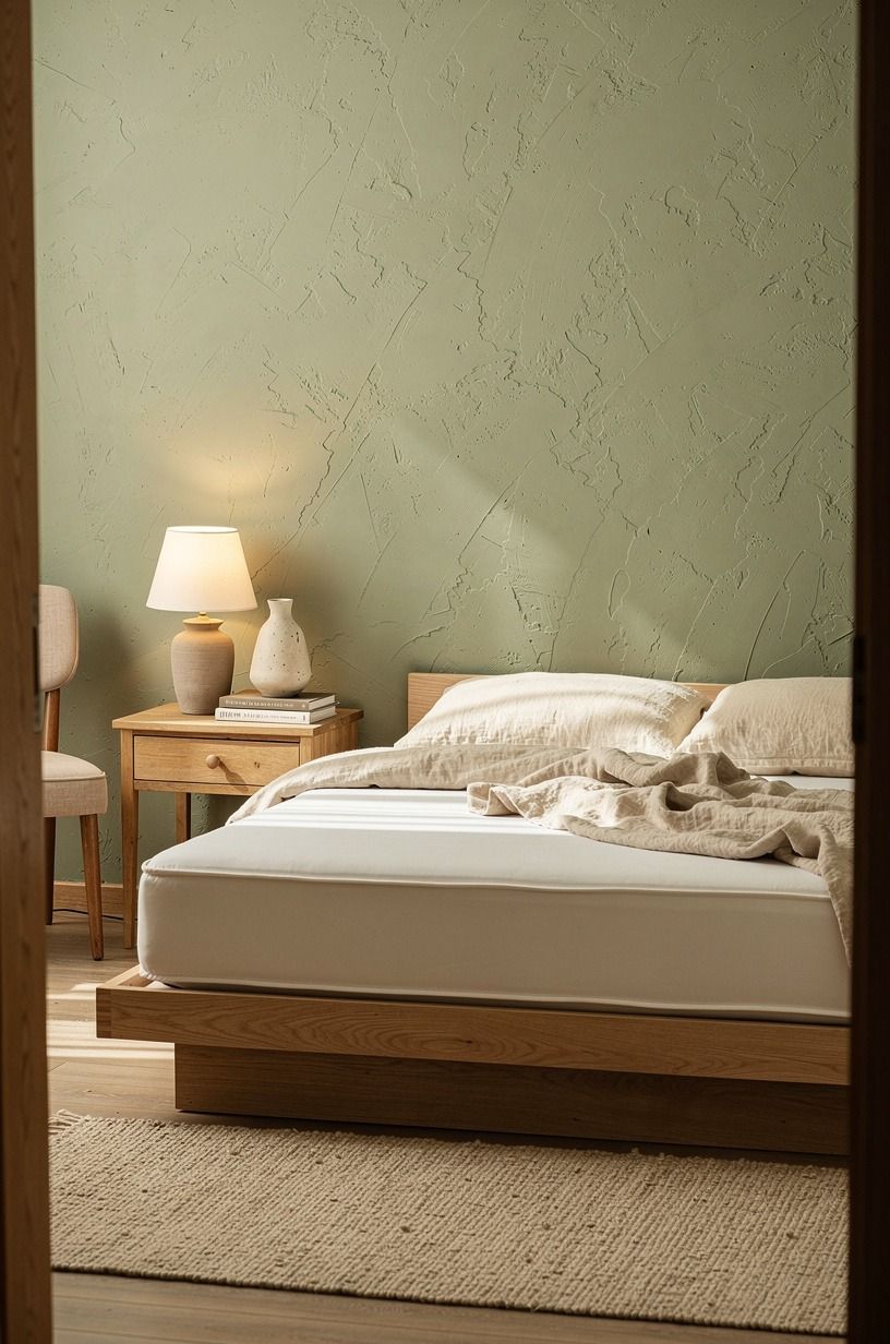The moment I stopped treating sleep like decor, sage green palette