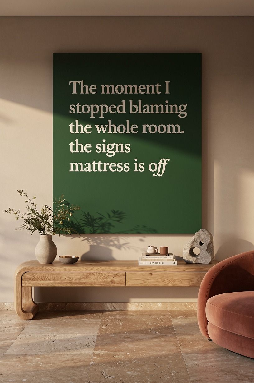 The moment I stopped blaming the whole room, forest green palette