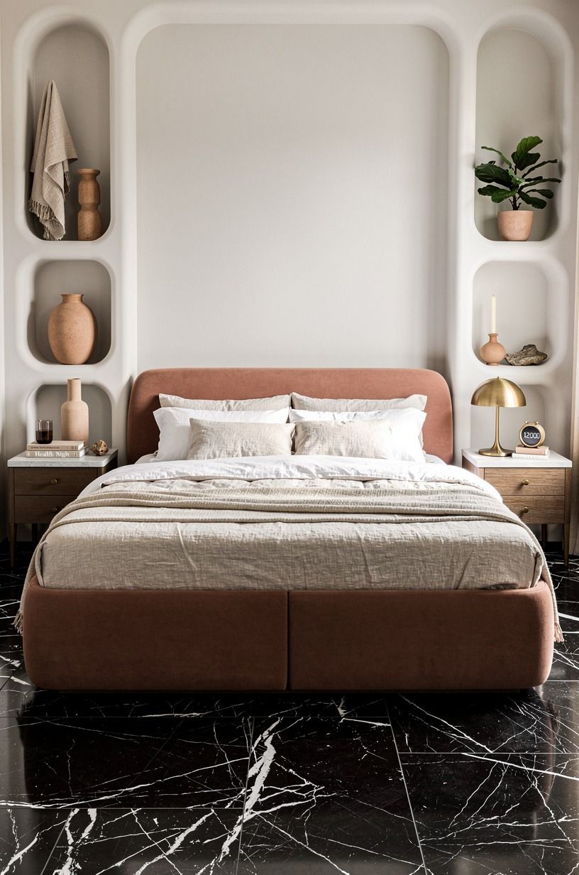 I cleared the floor with a storage bed, clay palette