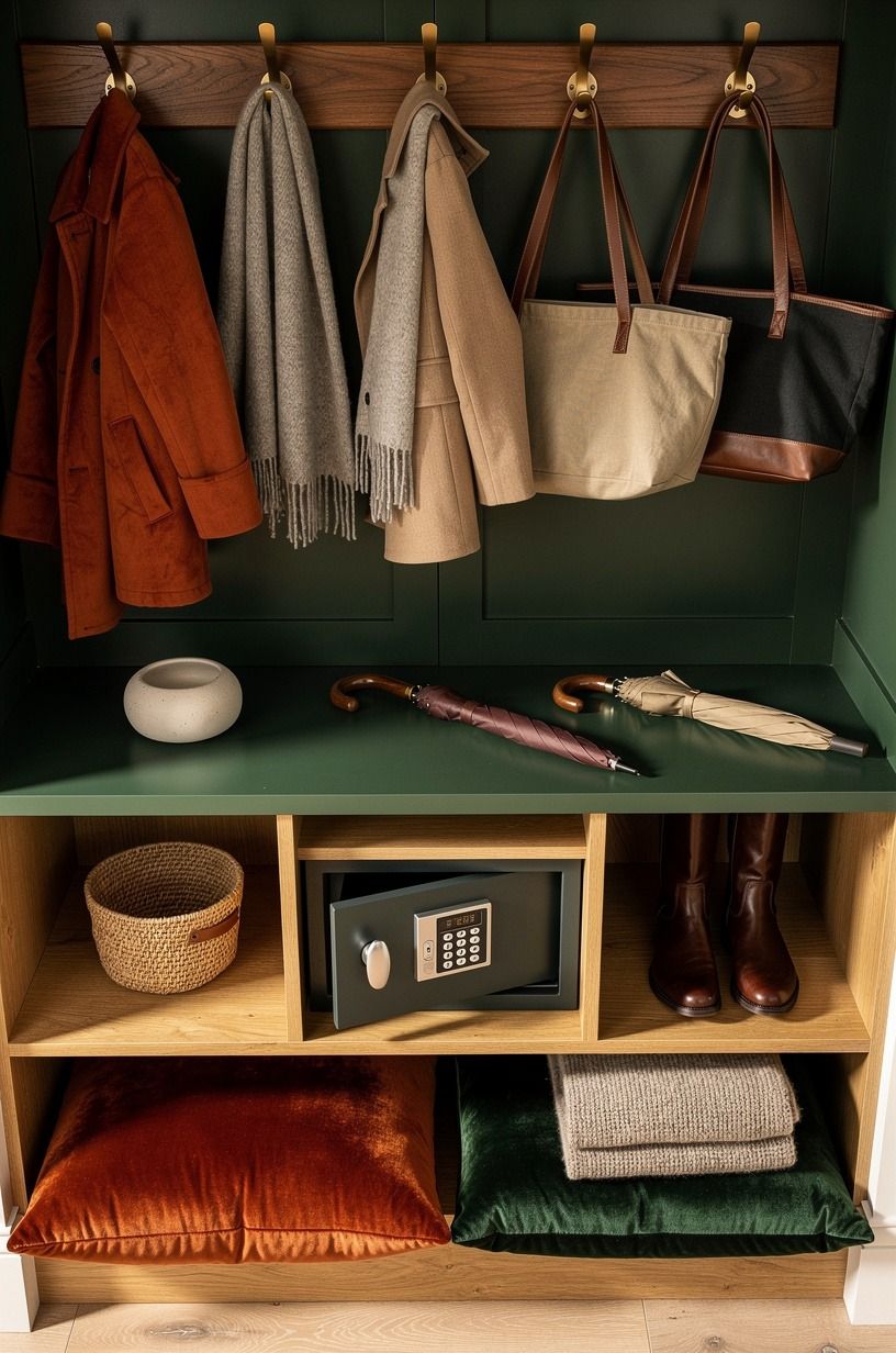 Layer a Mudroom Cubby Below Everyday Gear