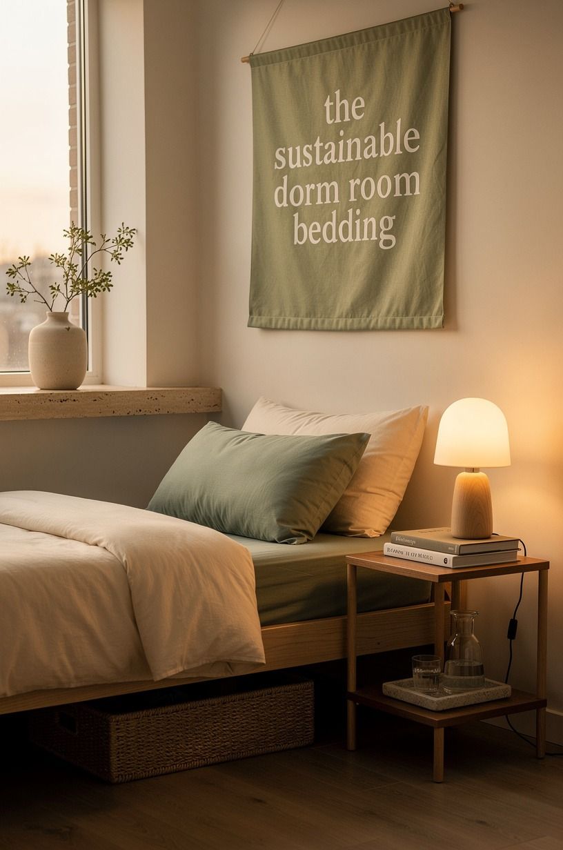 The pillow change was more personal than I expected, sage green palette