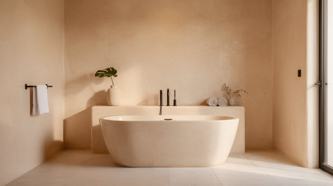19 Tulum-Style Tadelakt Bathroom Ideas for a Sun-Baked Escape Without Renovating