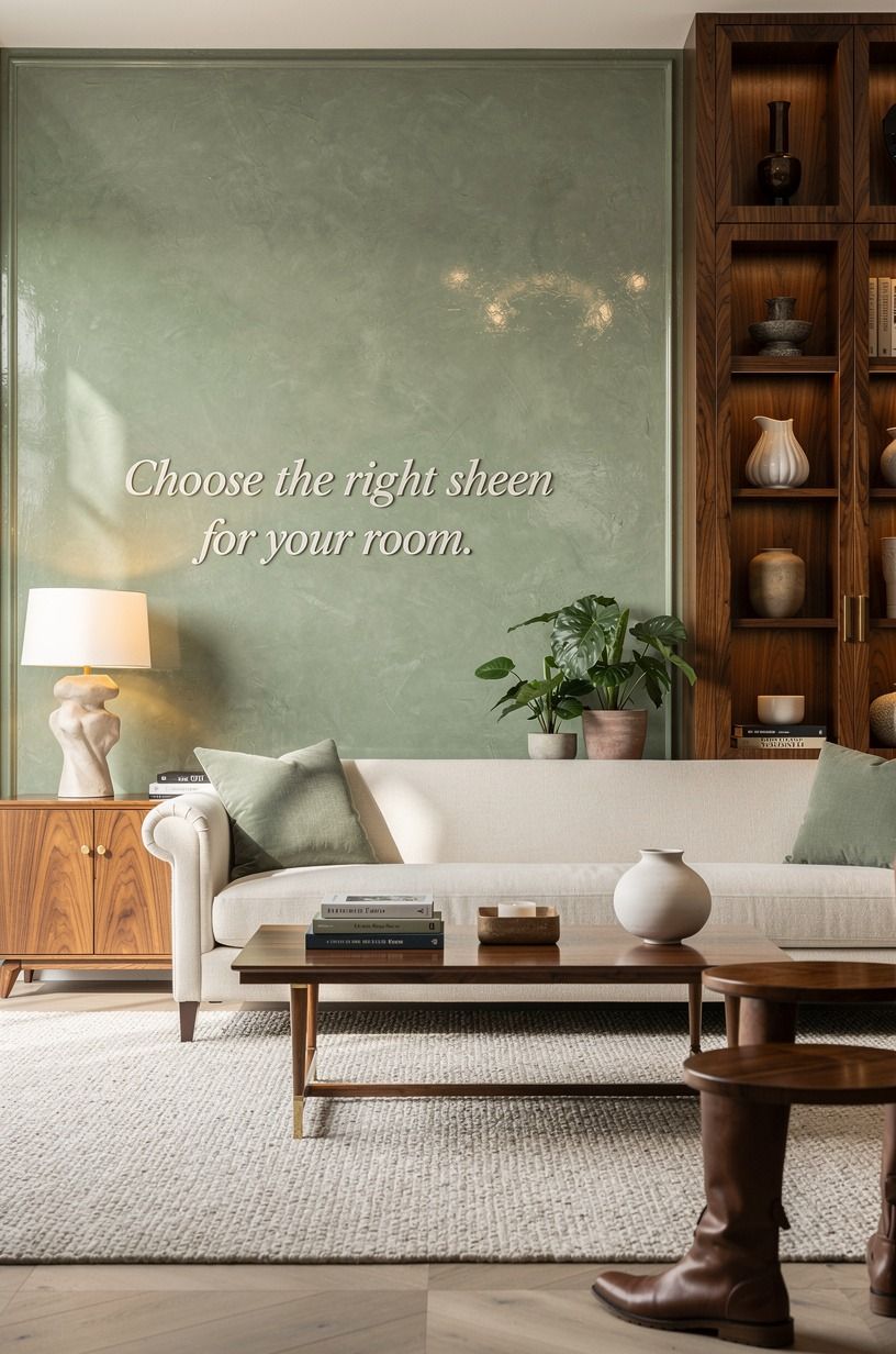Choose the right sheen for your room