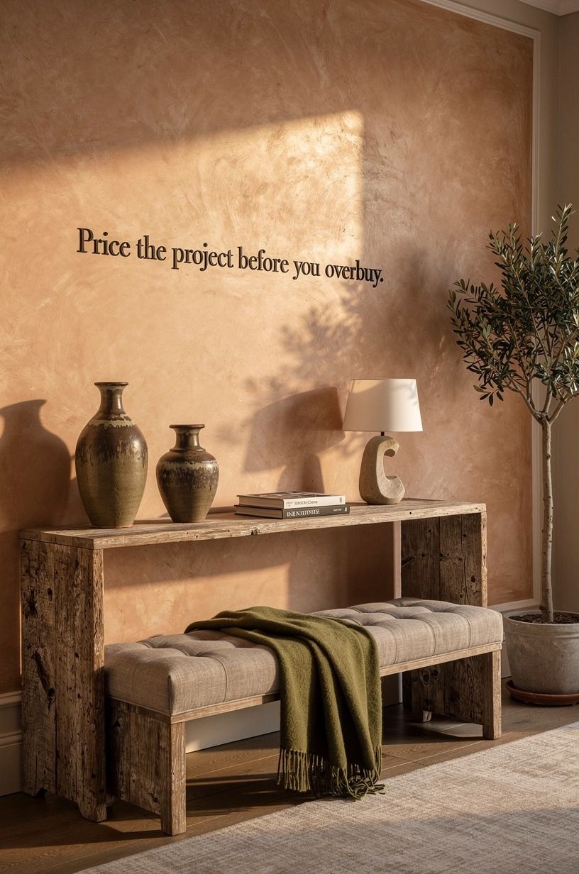 Price the project before you overbuy