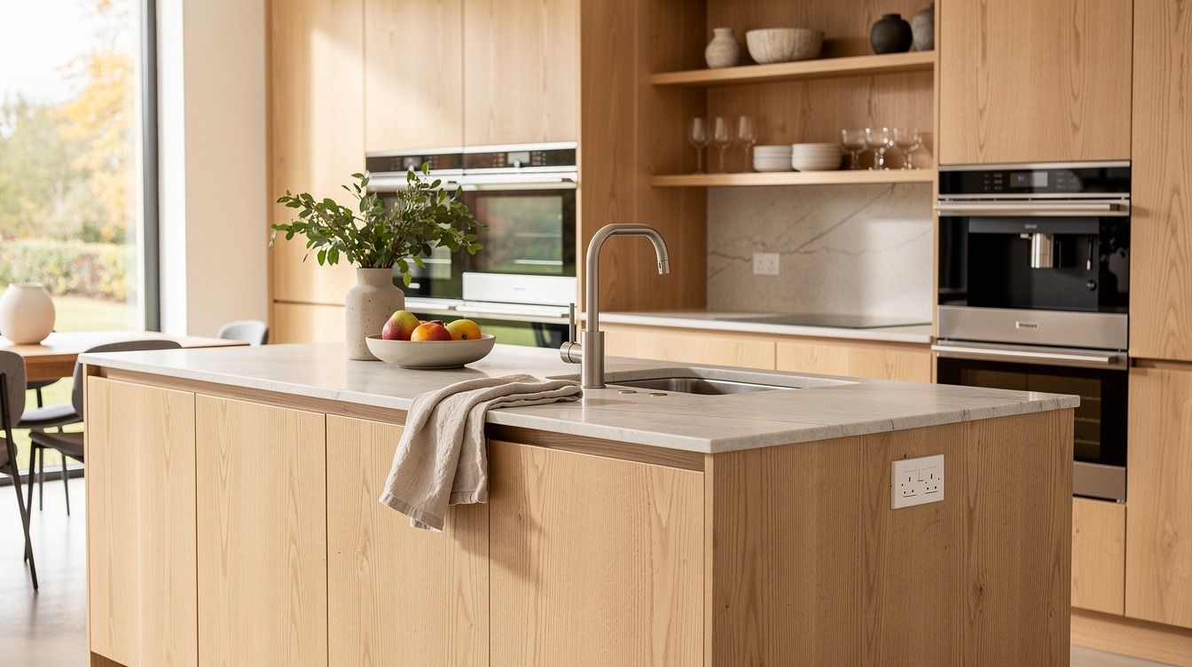 How to Style a White Oak Kitchen Island as a Showstopping Centerpiece - 15 Ideas
