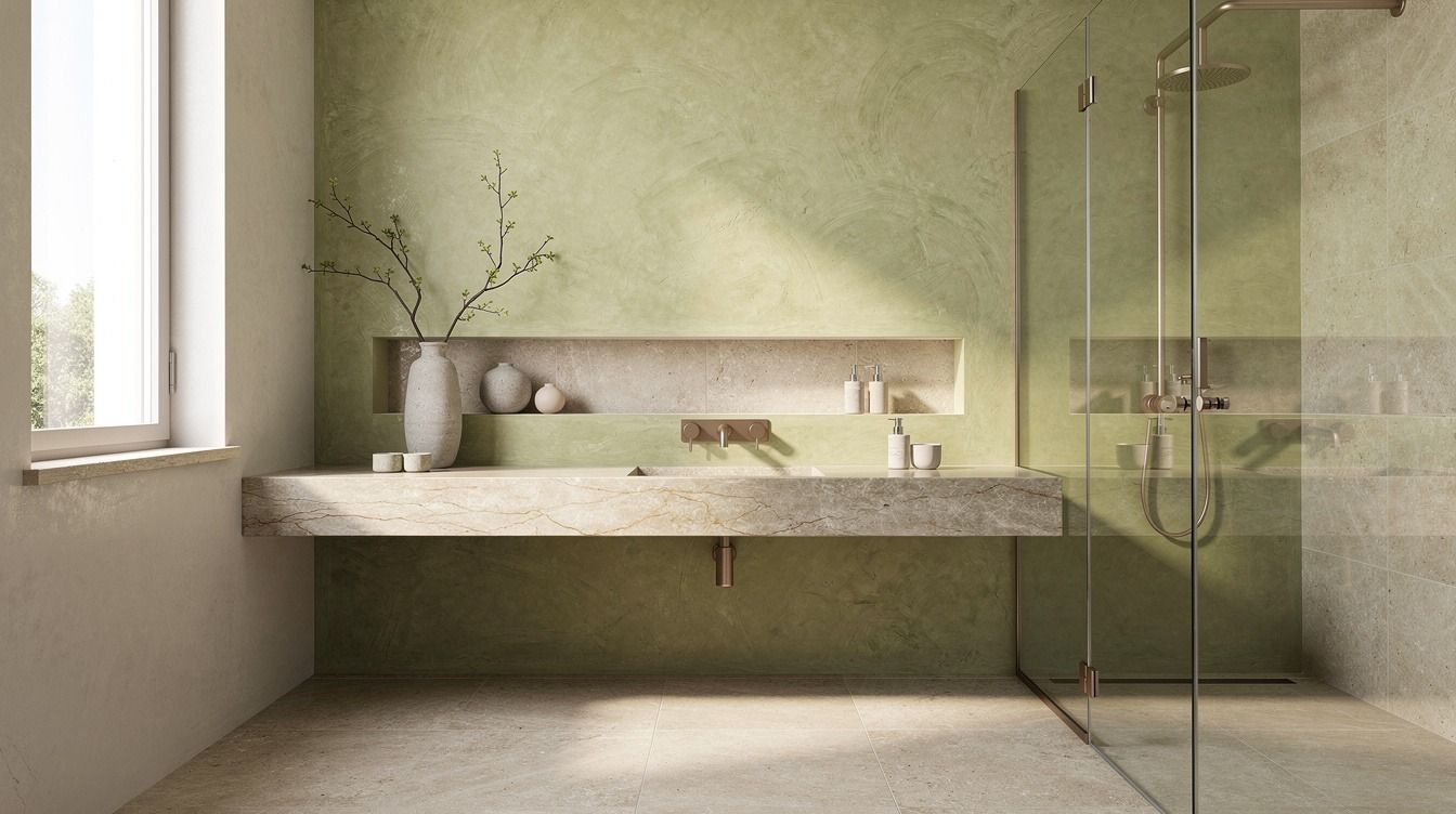 Easy Venetian Plaster Ideas That Make a Bathroom Look Effortlessly Expensive