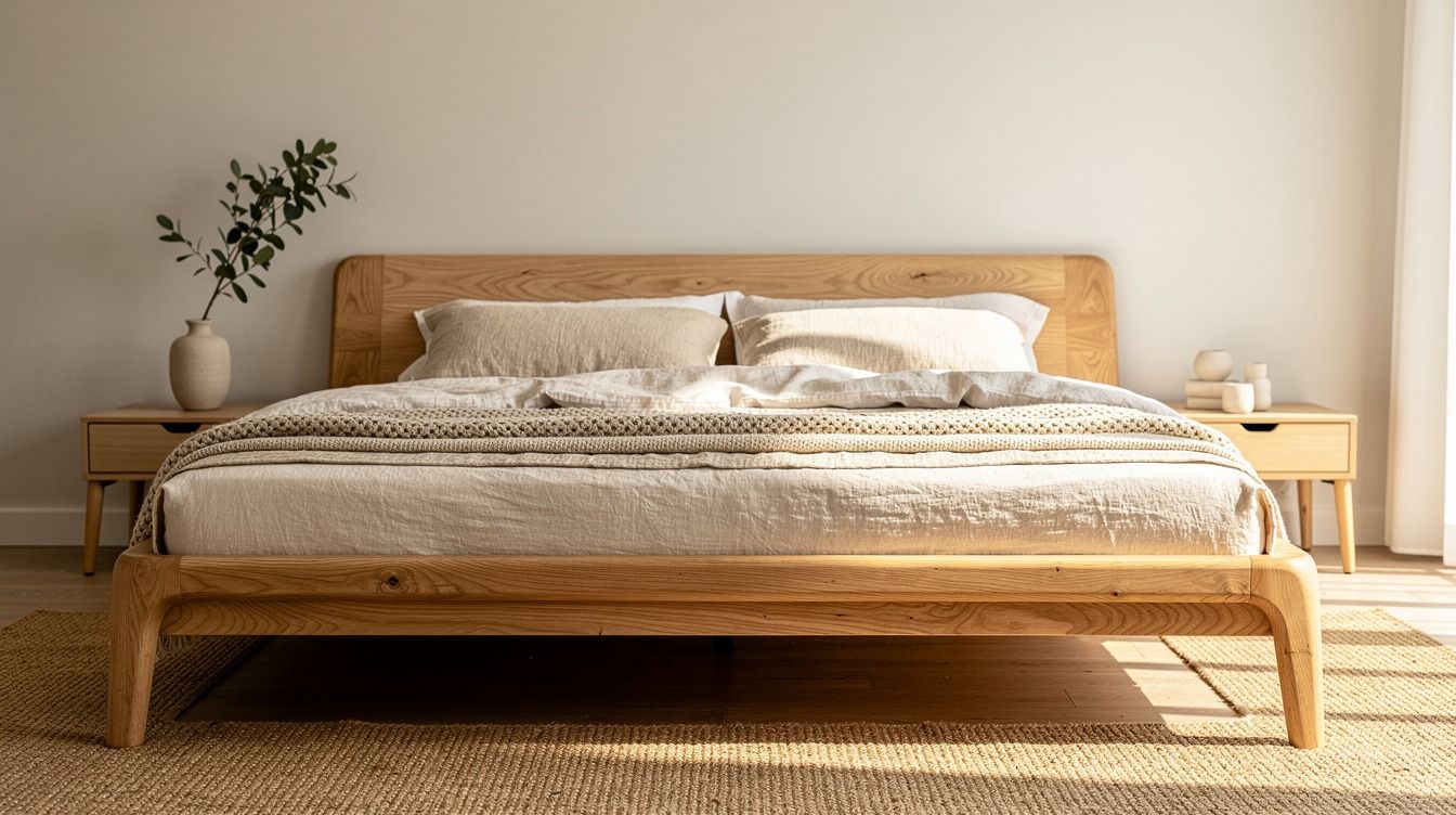 I Tested a Wooden Bed Frame + Organic Mattress Pairing Guide, Sleep Felt Better