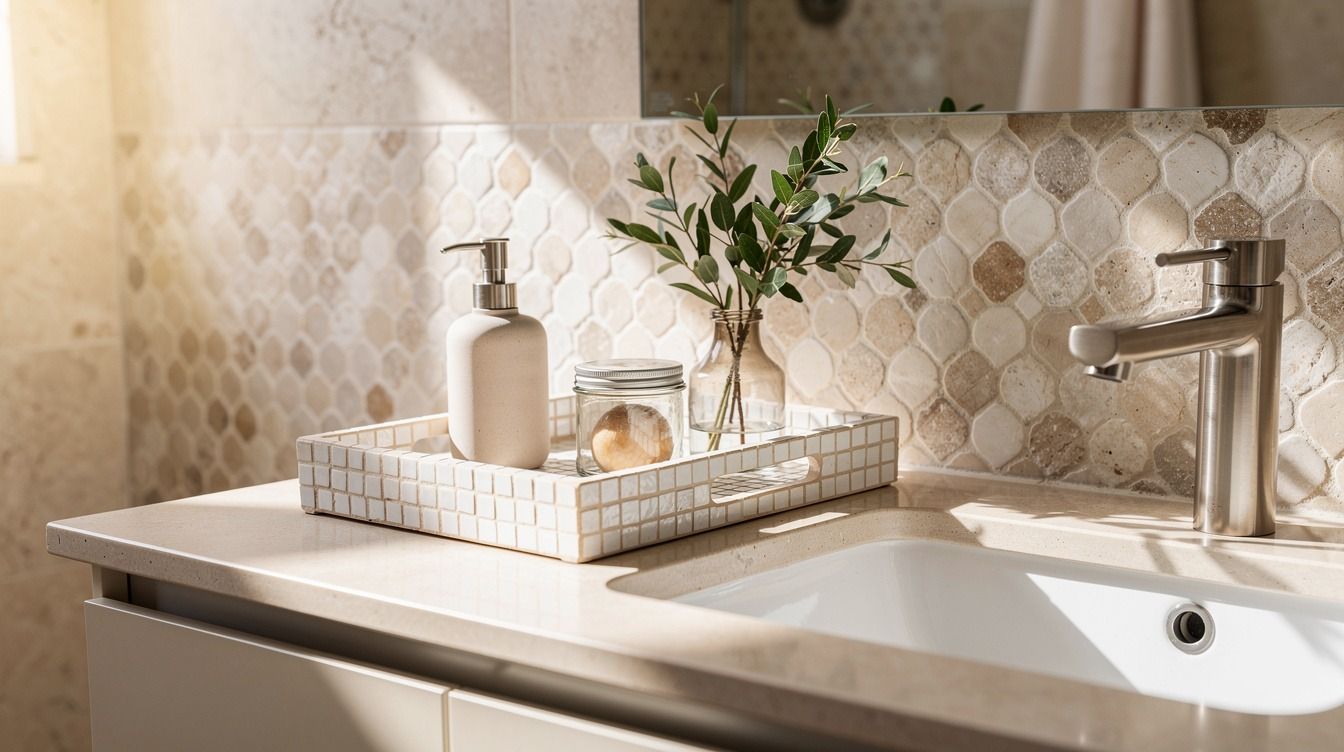 14 Zellige Tile Bathroom Ideas for a Simple, Elegant Spa Feel Without Renovating