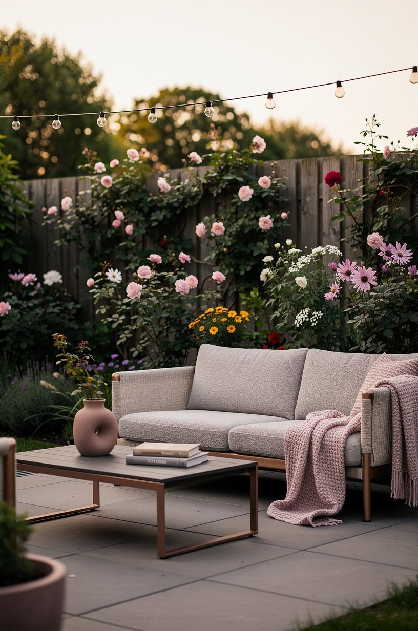 Bring Flowers Along the Privacy Fence