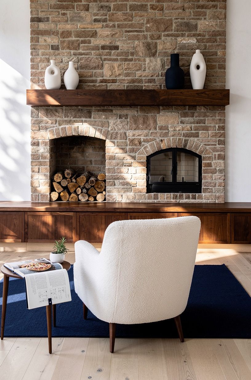 Build a Brick Oven Into a Real Fireplace Wall