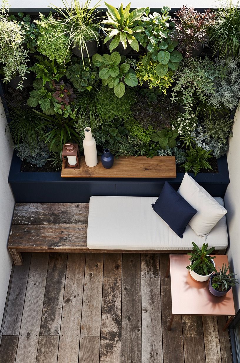 Can a living wall work in a tiny backyard?
