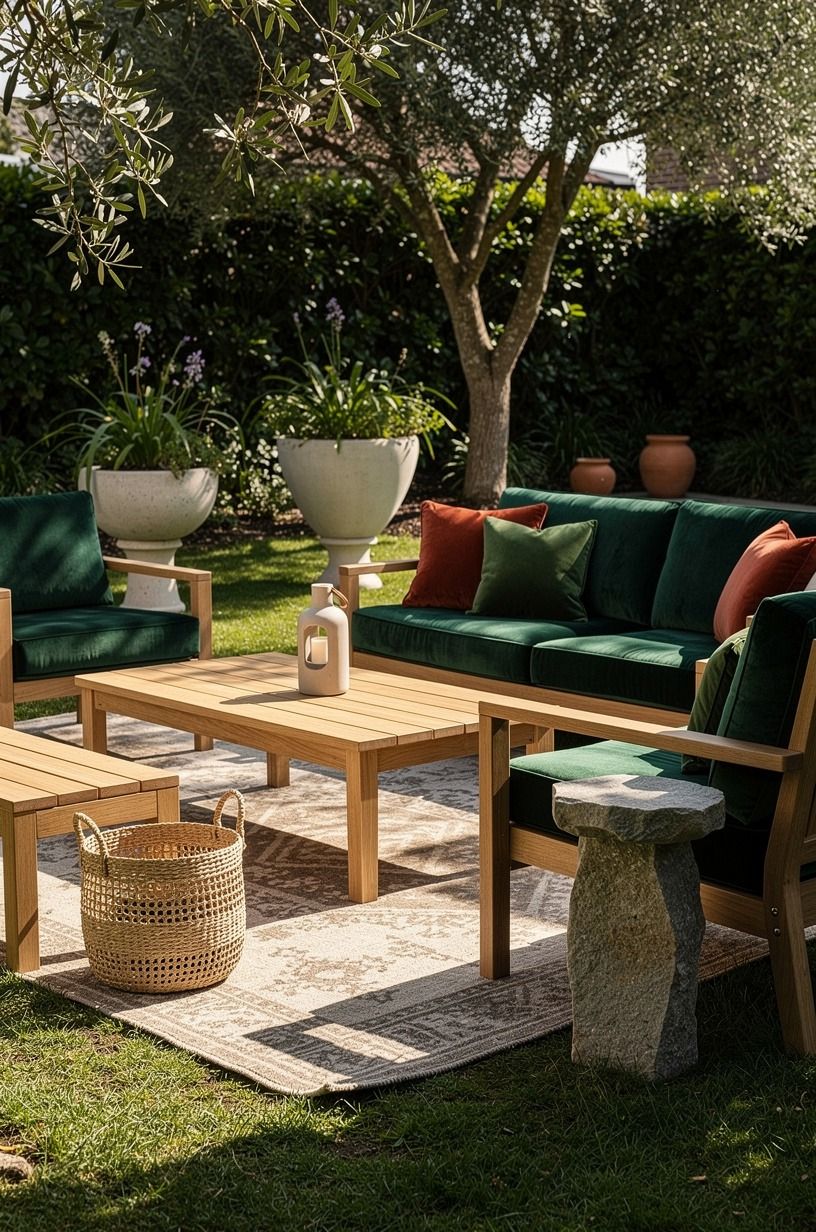 I Mapped the Yard Before Securing Outdoor Decor, forest green palette