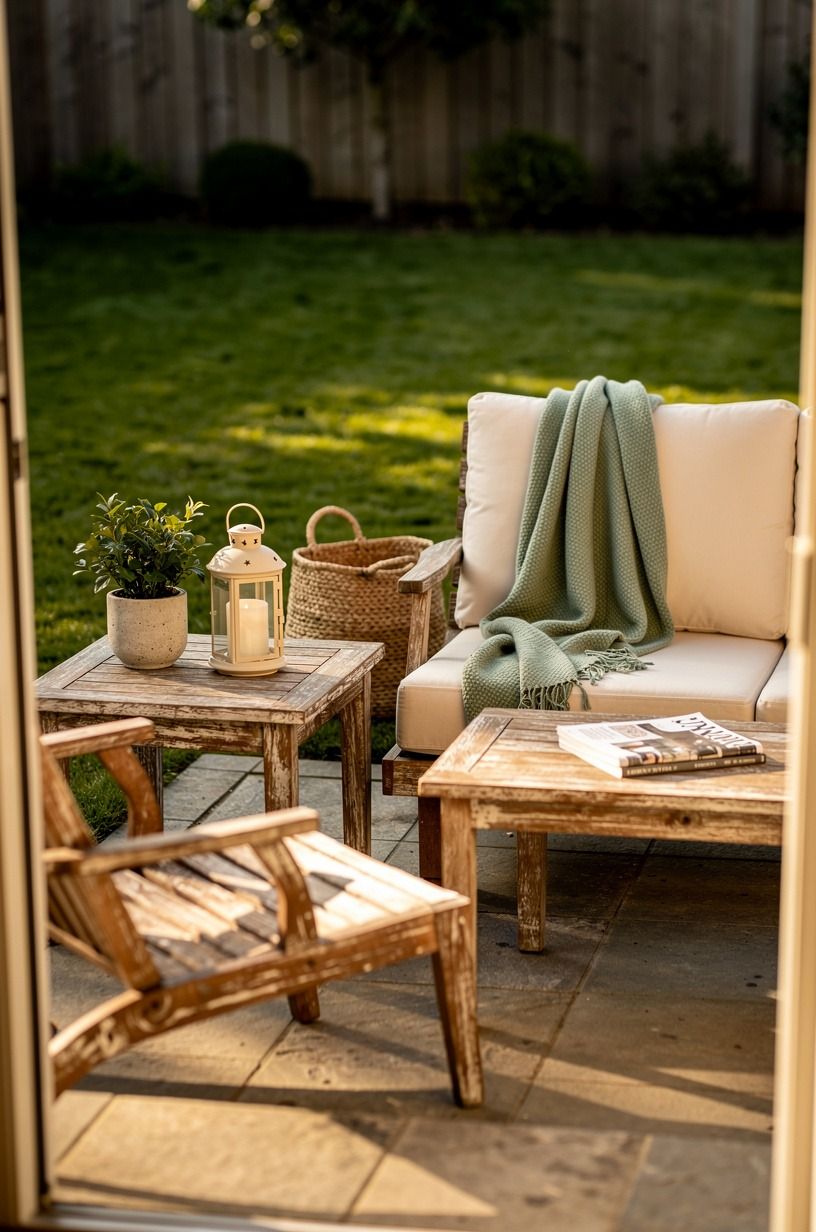 Removable Details for a Rental Patio