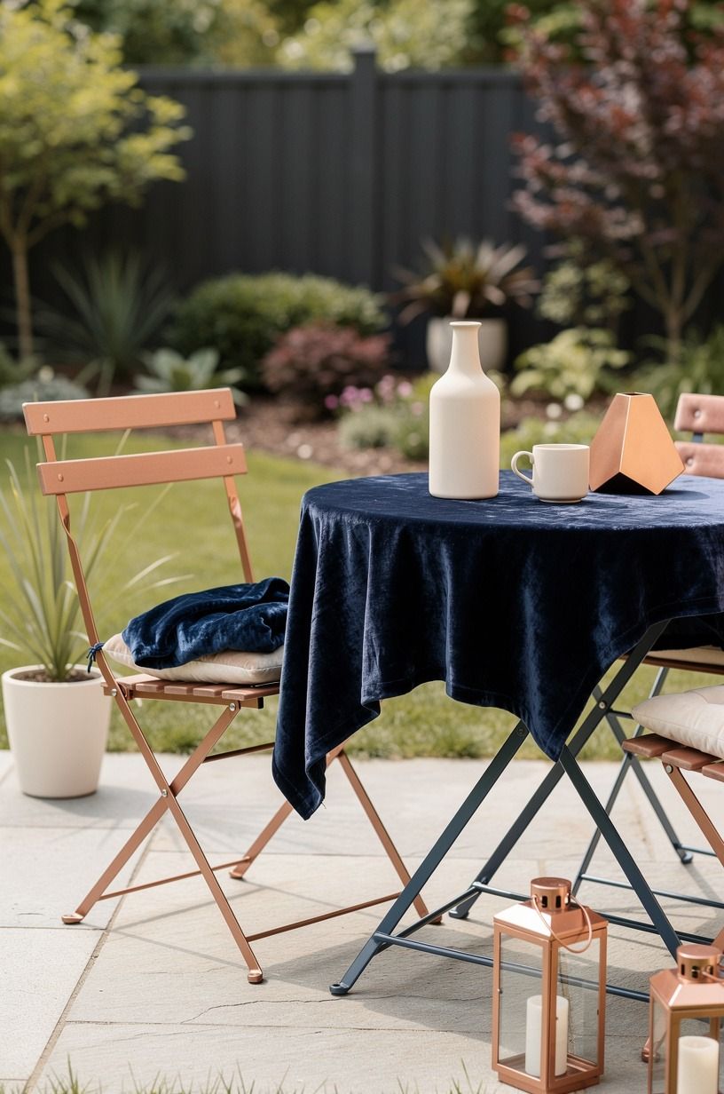 Swap Patio Furniture for Folding Bistro Seating