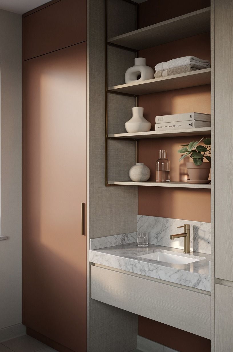 Why Not Choose Microcement Over Busy Marble?