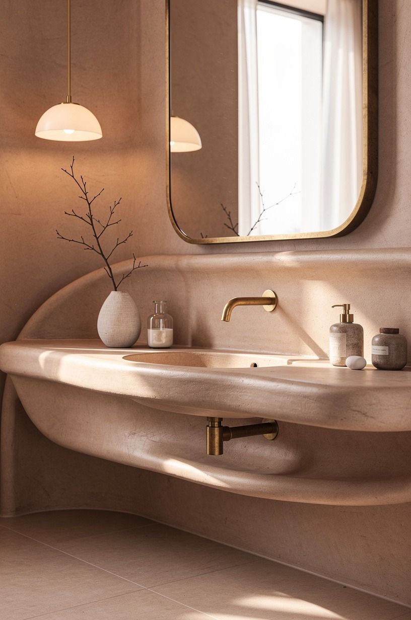 Anchor the Vanity at 32 to 36 Inches
