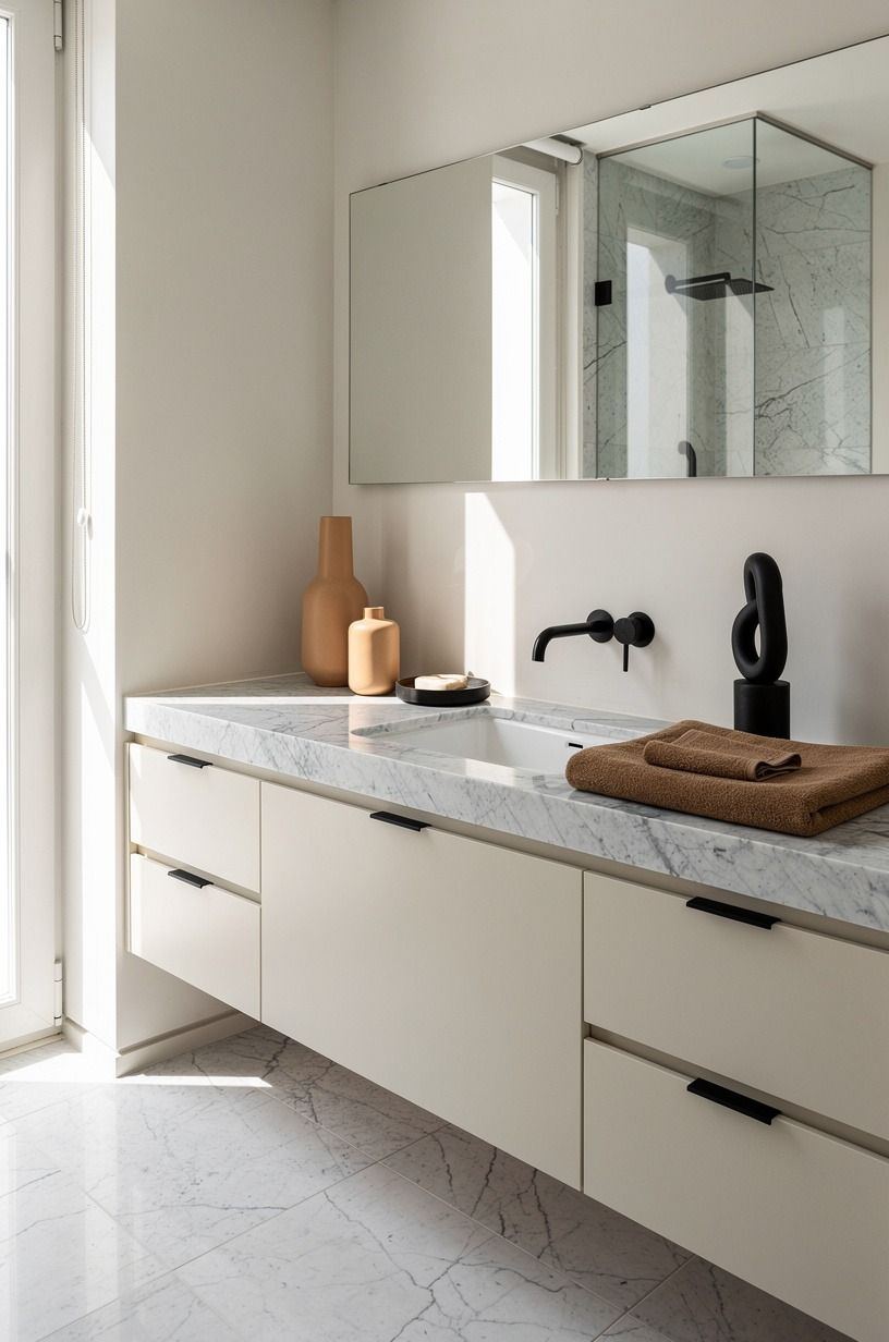 Anchor the Vanity With the Three-Height Rule