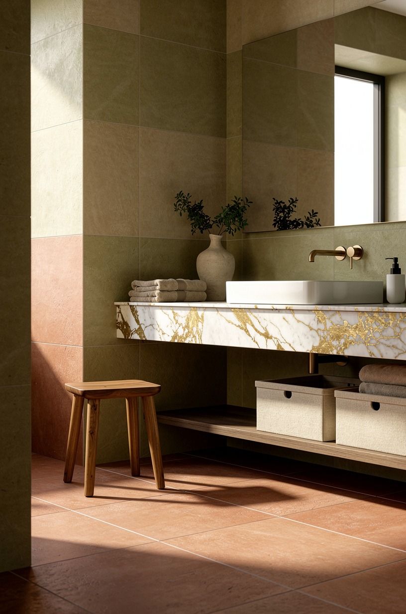 Choose large-format cuts over tiny mosaics