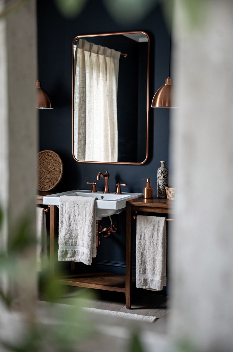 Cut Around the Faucet With a Paper Template