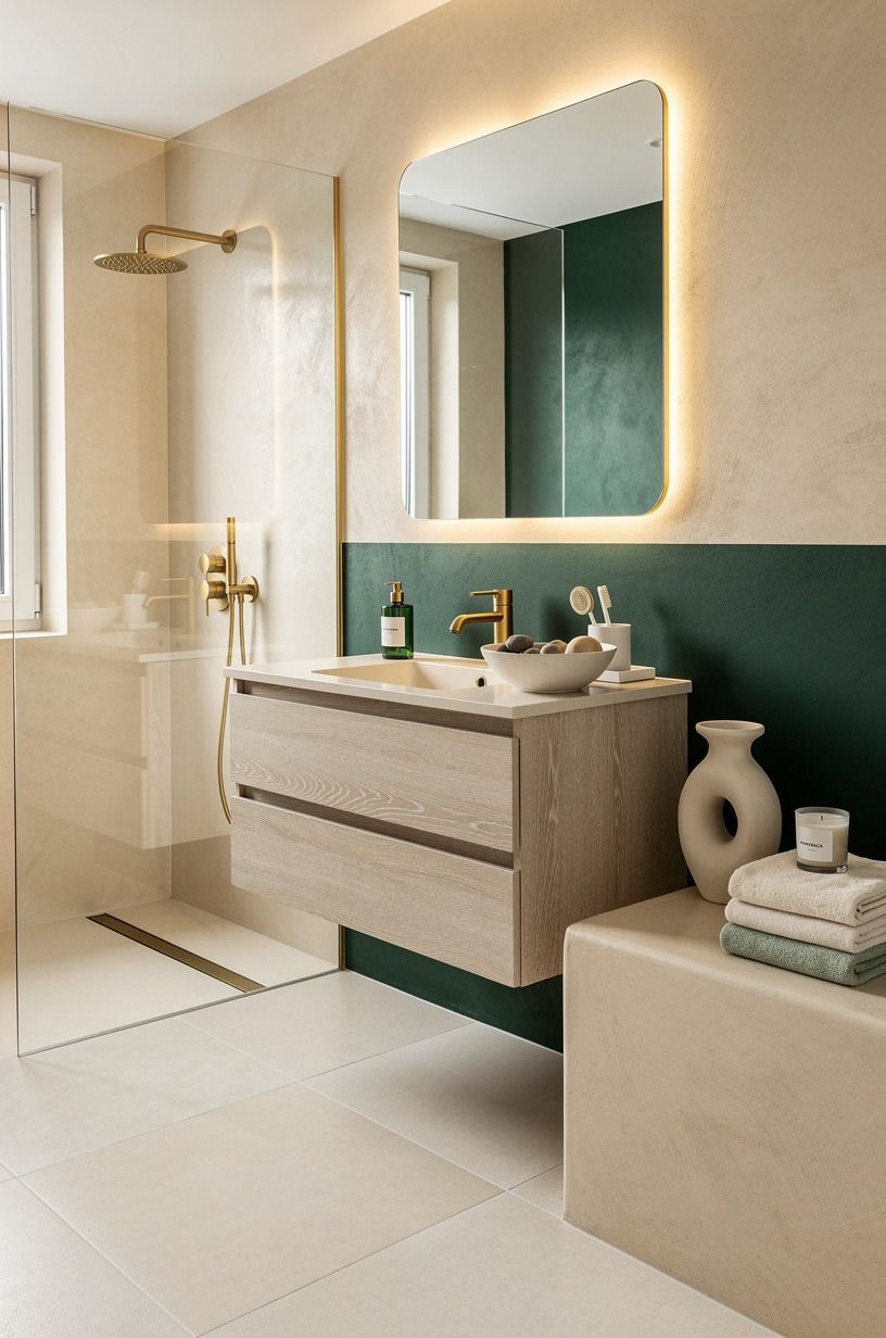 Float an IKEA HAVBÄCK Vanity Under the Plaster