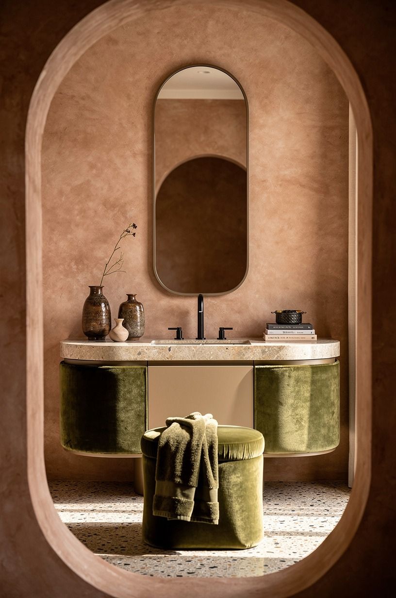 Frame the Mirror With Soft Curves