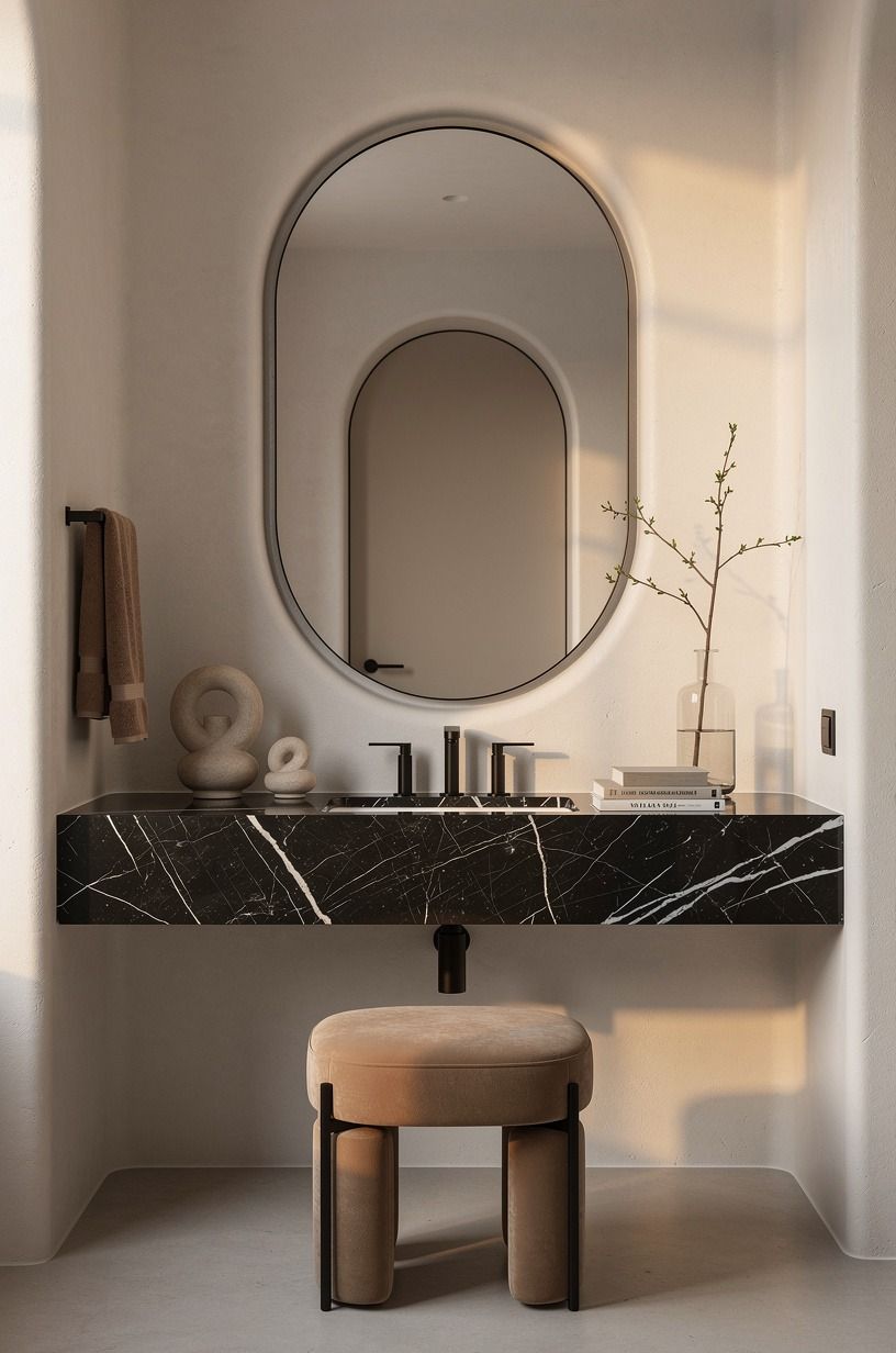 Frame the Vanity With an Oval, Not a Rectangle