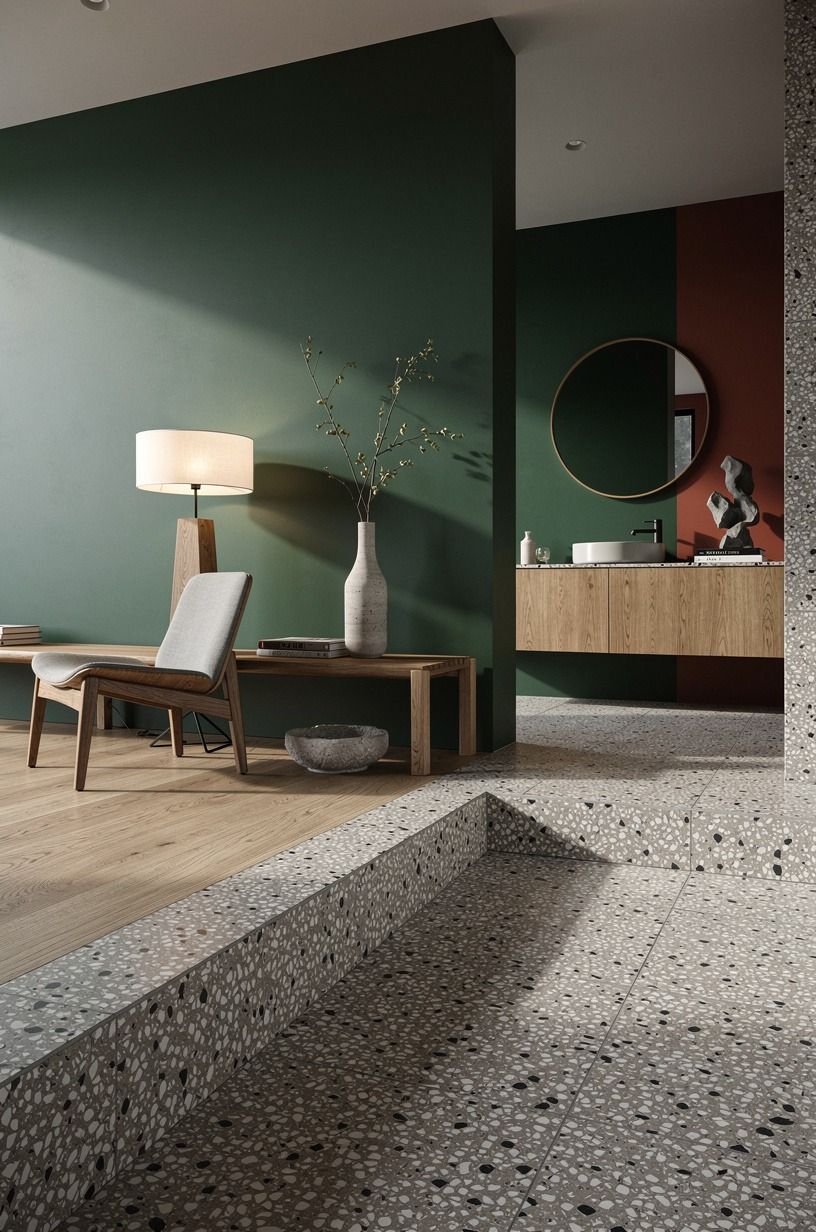 Layer a Moody Half-Wall Instead of Full Coverage