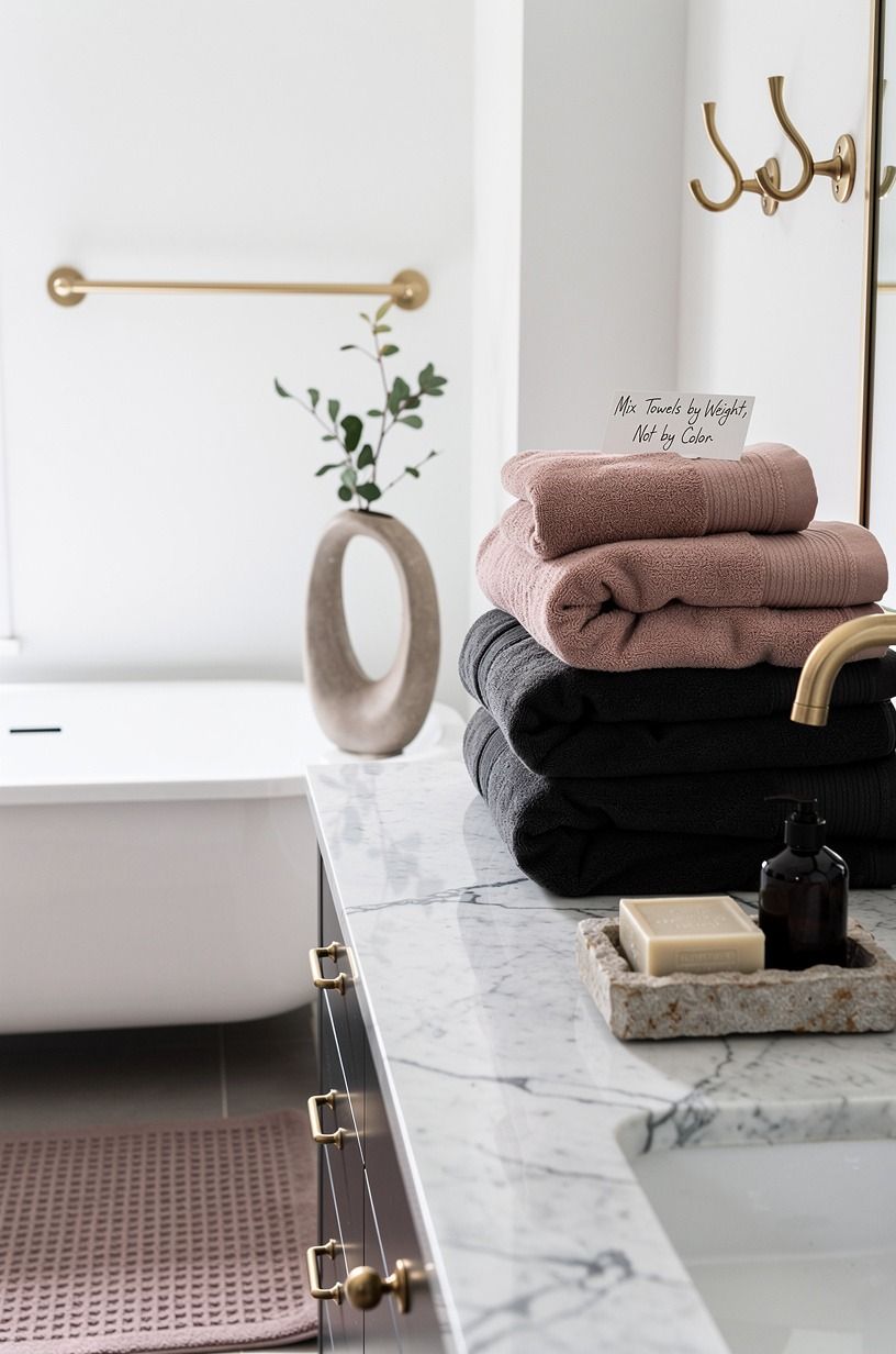 Mix Towels by Weight, Not by Color