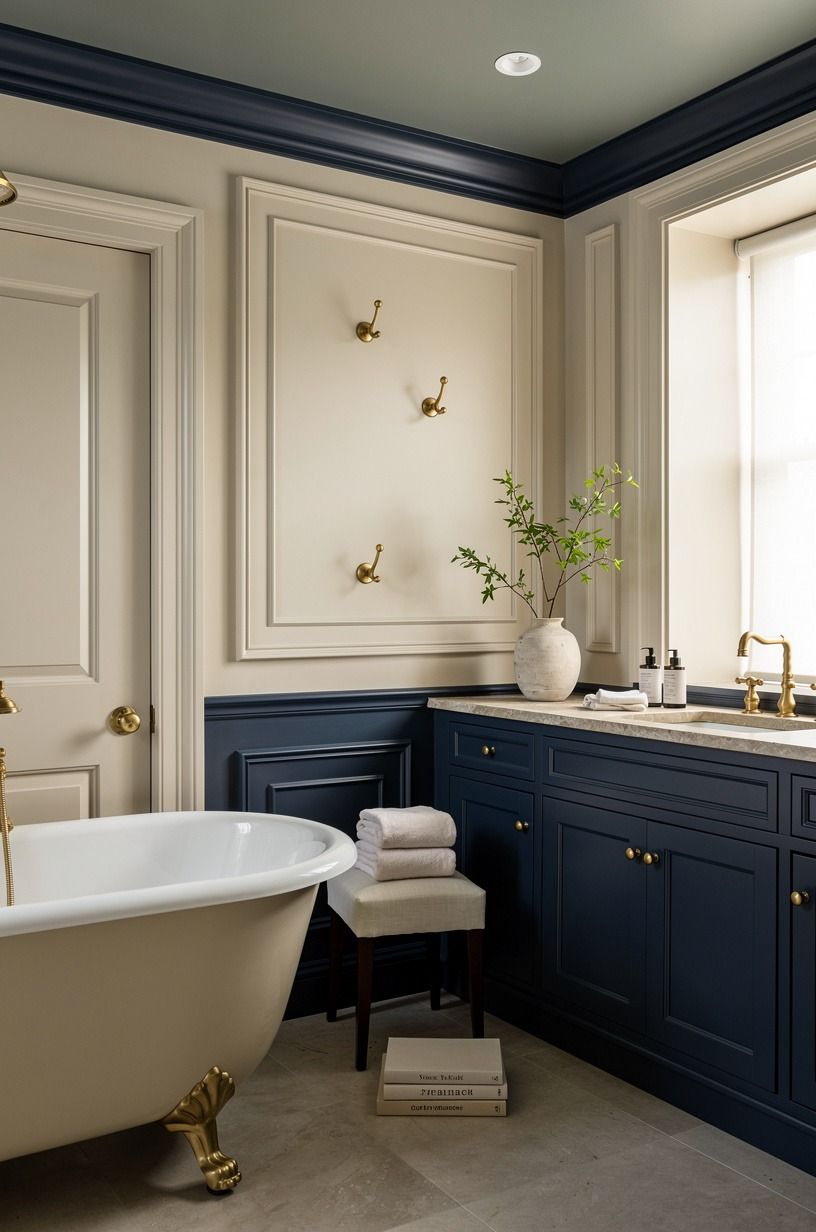 Paint the ceiling a soft, unexpected color
