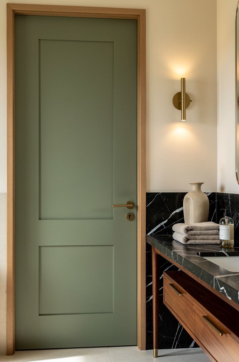 Paint the door, skip the walls