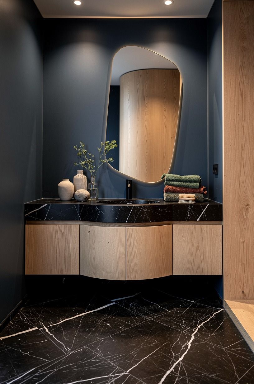 Pair Hague Blue with pale oak