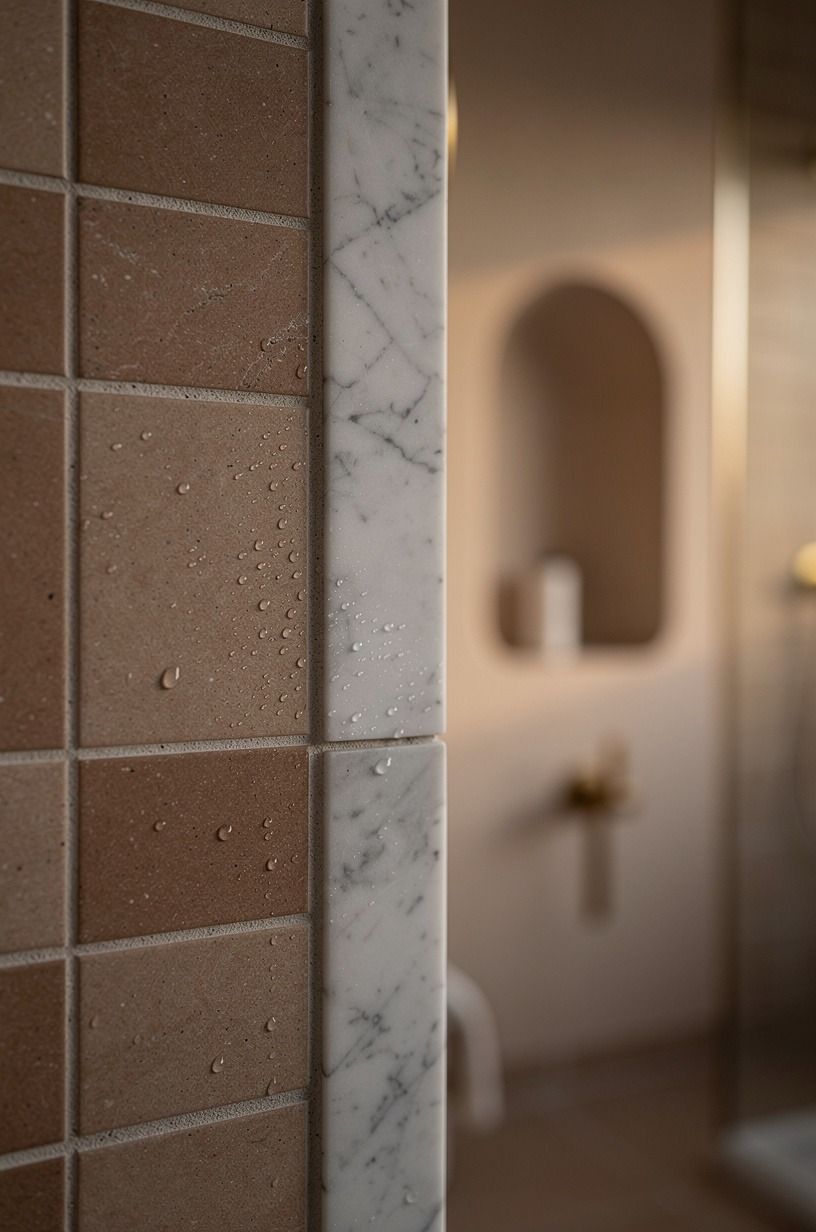 Peel and stick tile in the shower, or don't?