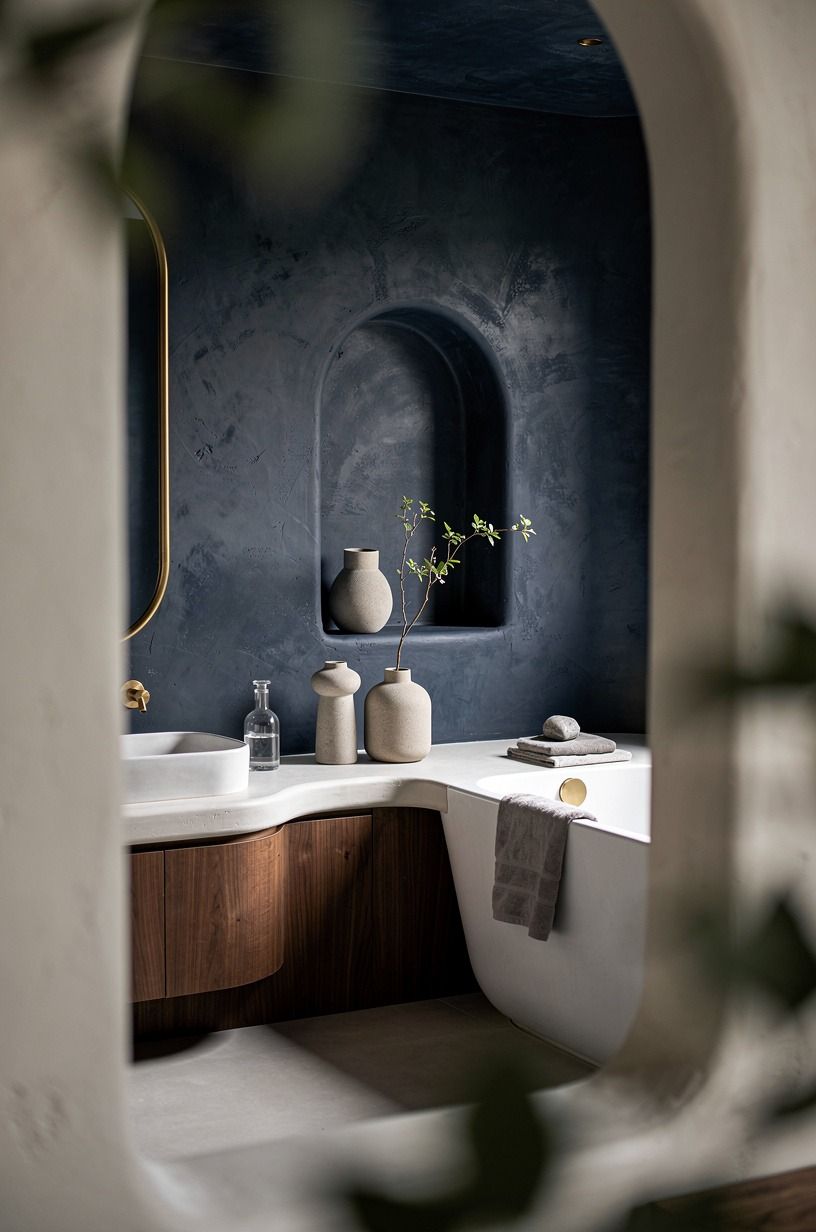 Swap Chrome for Brushed Brass (spa feeling bathroom)