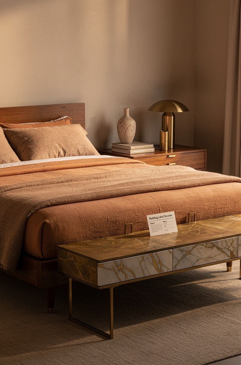 The Three-Layer Reset made the bed feel calmer, clay palette