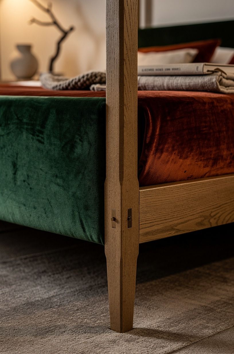 Anchor a Trundle Bed with the Low-Frame Canopy