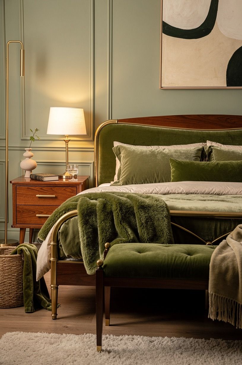 Choose Velvet Over Satin for a Romantic Gothic Bedroom