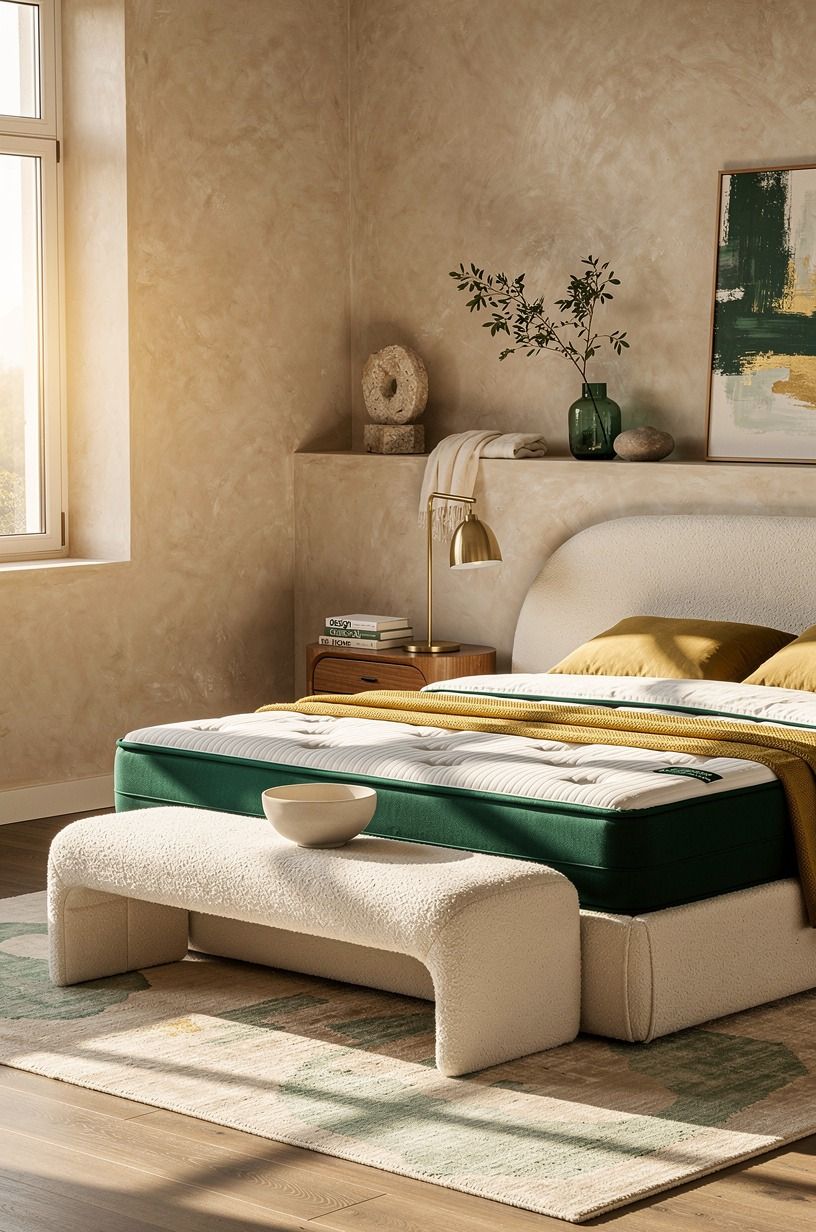 I Replaced the Mattress Before Buying Decorative Stuff, emerald palette