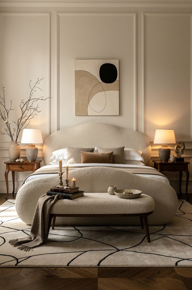 Let Wax Drips Create the Romantic Gothic Bedroom Moment