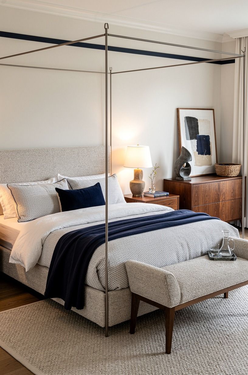 Make a Faux Four-Poster with Removable Hooks