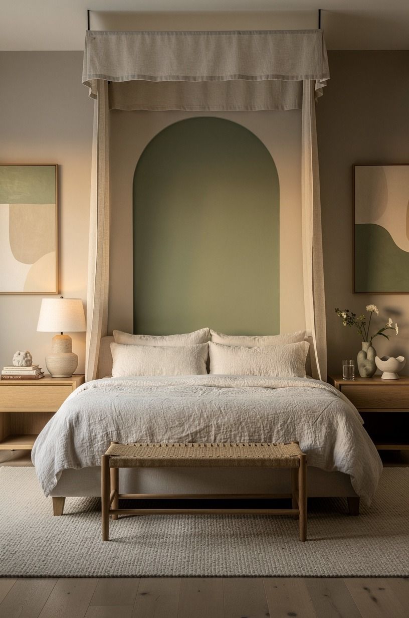 Paint Behind the Over-Bed Canopy