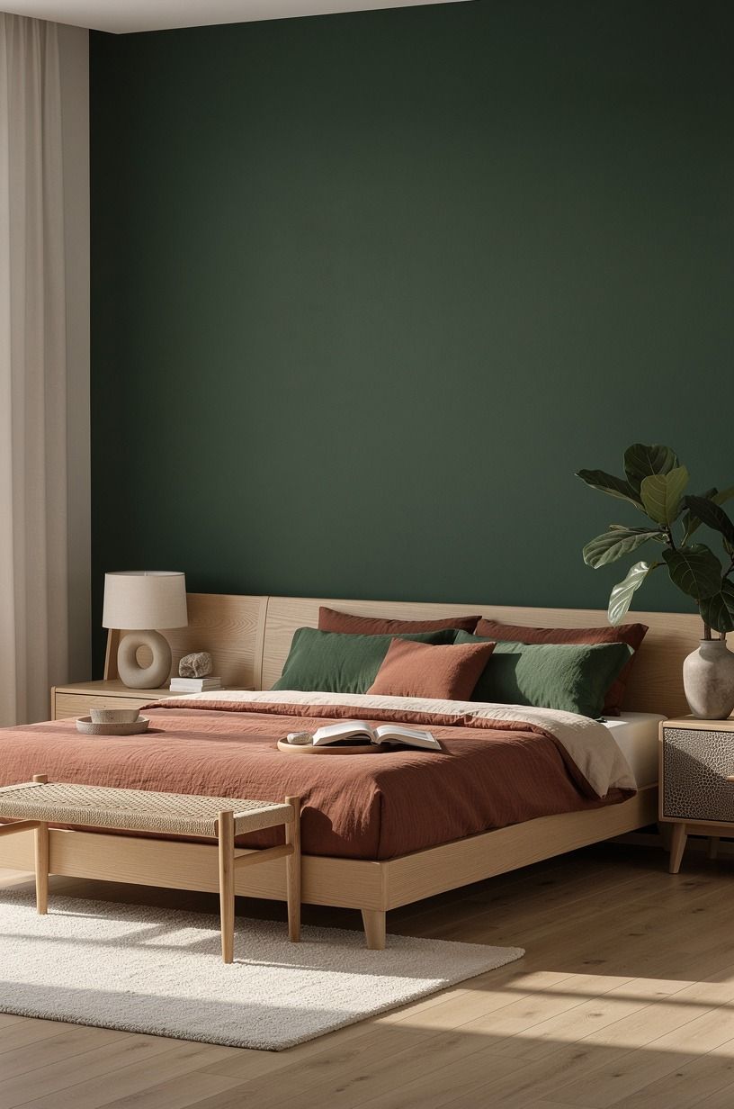 Paint the Walls for a Moody Bedroom Aesthetic