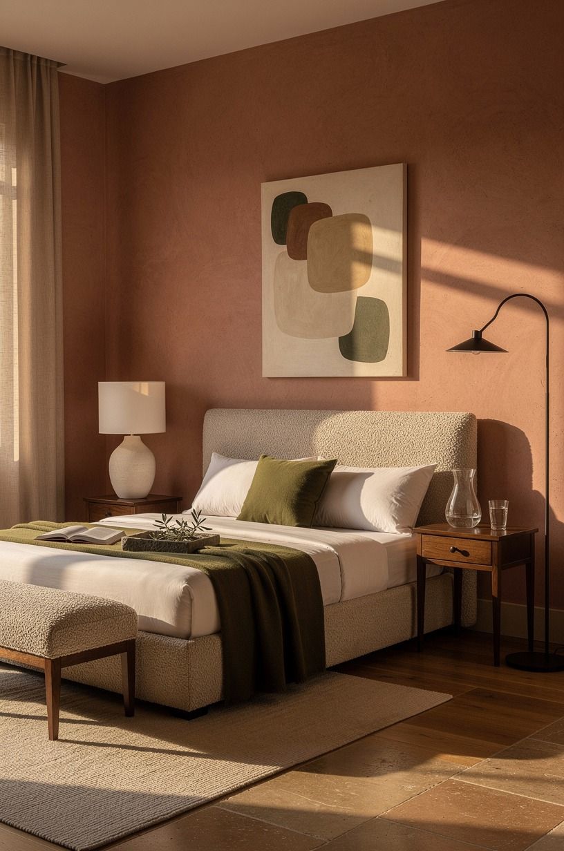 The moment I admitted my bedroom wasn’t resting me, terracotta palette