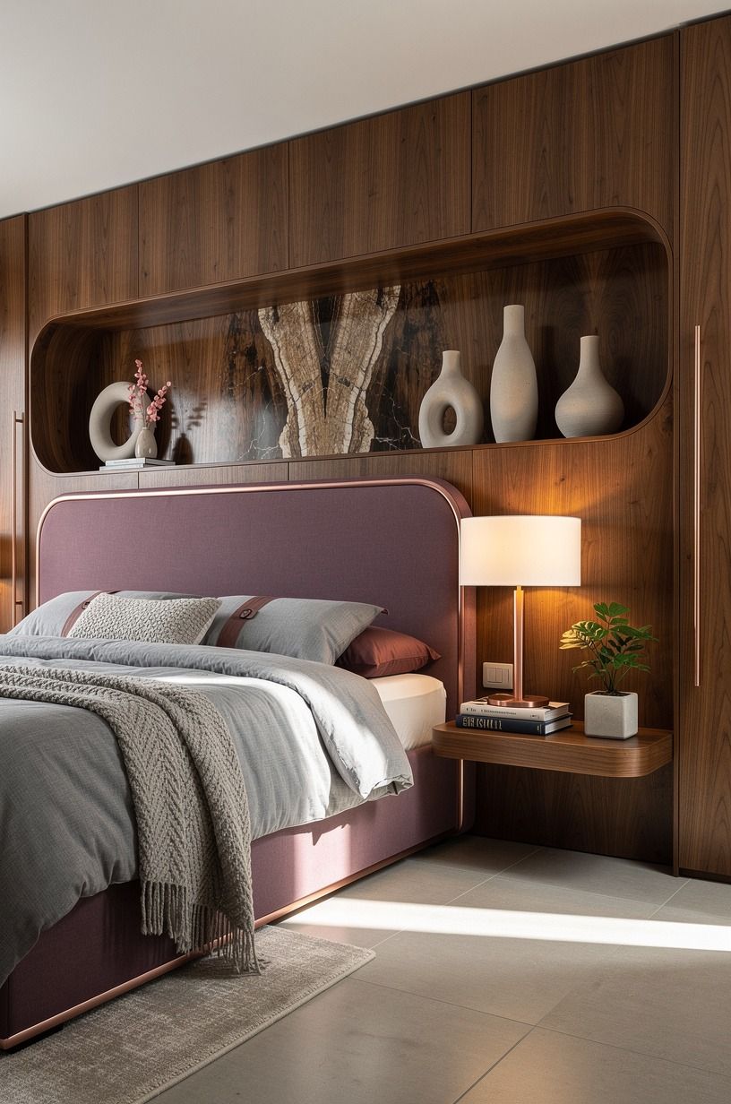 The room at minute twenty, plum palette